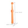 ORFOFE 2pcs Boys and Girls Toothbrush Set Teething Brush Newborn Oral Care Soft Silicone Bristles Animal Design Travel-Friendly view 2