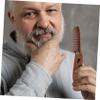 OHPHCALL Men's Beard Mustache Comb Portable Folding Hair Comb Wide Tooth and Pu Protective Case Barber Accessory view 4