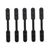 BEBEMOKO 5pcs Mask Band Extension Buckle Adjustable Mask Ropes Buckle Practical Mask Accessories for Men Women (Black) view 1