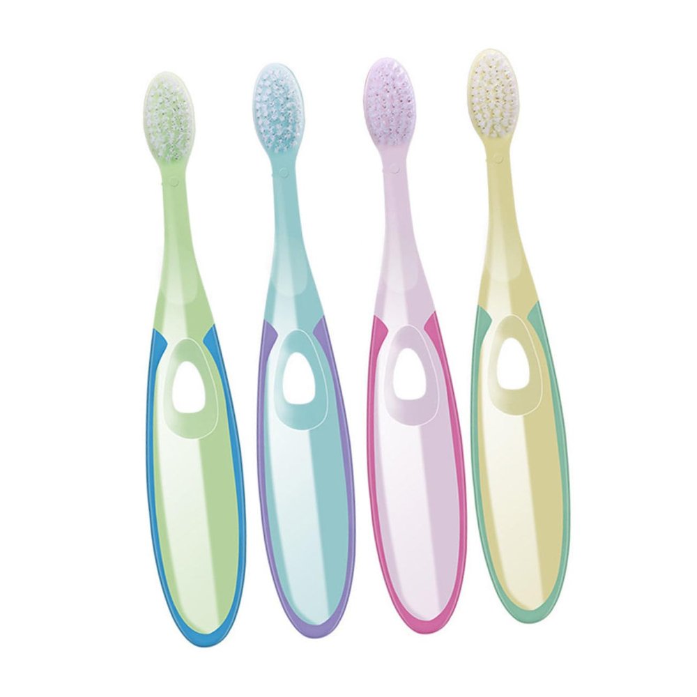 COLLBATH 4pcs Boys and Girls Toothbrush Firm Bristles Dental Cleaning Brush for Boys and Girls Extra Toothbrush Portable Soft for