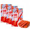 MKSDDF-Latiao 68g/2.39oz Per 3 Packs Spicy Sticks Chinese Classic Snacks, Vegetarian, Casual Snacks Spicy Snacks Latio Chinese Snacks (Normal spicy*3 packs) view 1