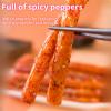 MKSDDF-Latiao 68g/2.39oz Per 3 Packs Spicy Sticks Chinese Classic Snacks, Vegetarian, Casual Snacks Spicy Snacks Latio Chinese Snacks (Normal spicy*3 packs) view 4