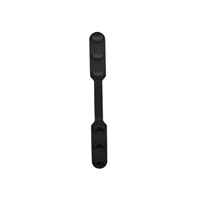 COLLBATH 5pcs Adjustable Mask Band Extension Buckle Silicone Ear Hook Mask Rope Buckle Practical Accessories for Adults Black