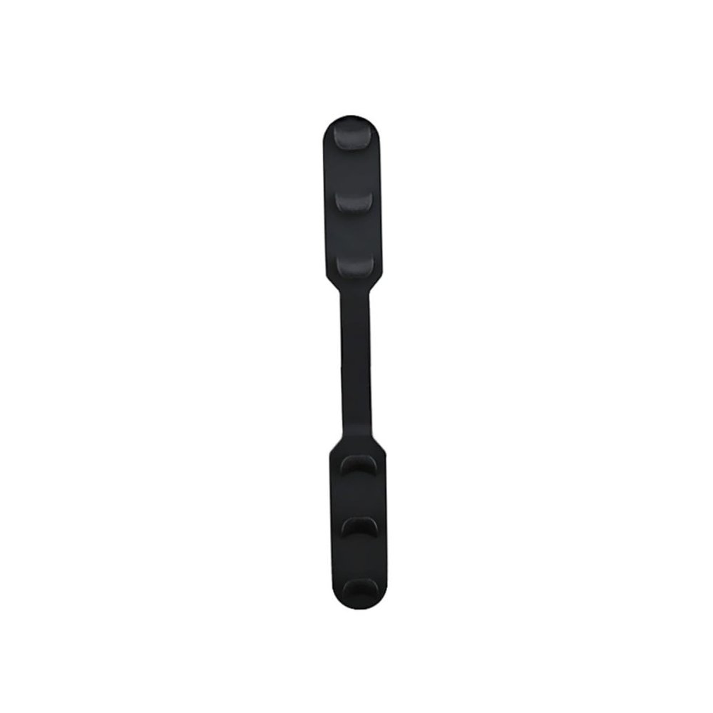 COLLBATH 5pcs Adjustable Mask Band Extension Buckle Silicone Ear Hook Mask Rope Buckle Practical Accessories for Adults Black