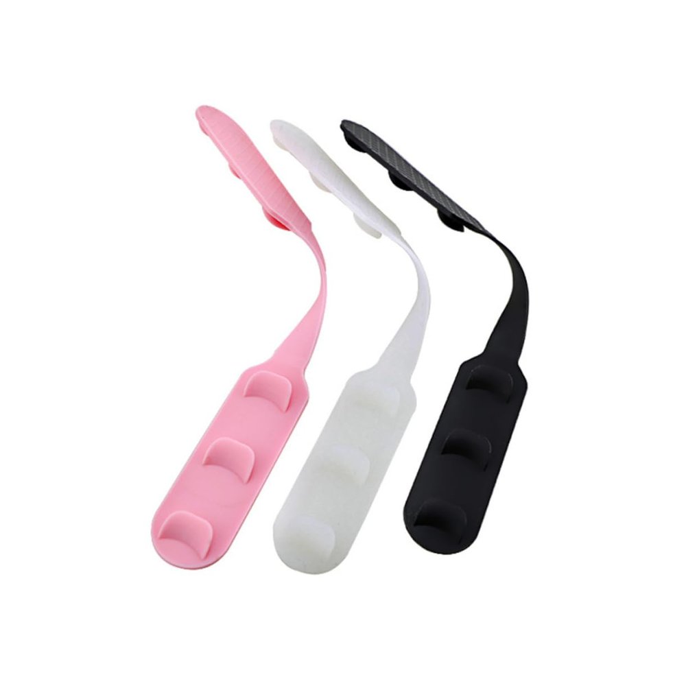 COLLBATH 4pcs Mask Ear Rope Buckle and Elastic Band Extension Set Adjustable Flexible Strap Extenders for Comfortable Wear Black Health Accessories for Men and Women