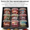 Mediterranean Spices Gift Set by Cinder & Squatch - Taste Of The Mediterranean | 9 Herbs & Spice Kit with Mediterranean Diet Recipe Book | Food Gifts with Cookbook inc 200+ Healthy Recipes view 2