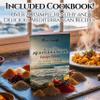 Mediterranean Spices Gift Set by Cinder & Squatch - Taste Of The Mediterranean | 9 Herbs & Spice Kit with Mediterranean Diet Recipe Book | Food Gifts with Cookbook inc 200+ Healthy Recipes view 3