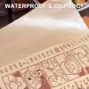 100 PCS Greaseproof Paper Sheets, 38x28CM Thickened Sandwich Papers Wrap, Burger Wrapping Sheet, Non-Stick BBQ Food Basket Liners, Deli Wrappers for Bread, Cheese, Toasts and Burrito(News Paper) view 3