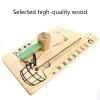 2 in 1 Sauna Sand Timer Hourglass Wooden Temperature Gauge Water-Proof 0-140  view 2