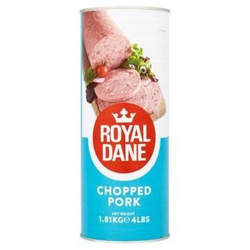 2 x Royal Dane Chopped Pork Trade Pack - 1.81kg Tin