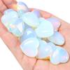 10 PCS 0.8 * 0.8 Inches Thicken Heart Crystals Amethyst Natural Healing Crystal Polished Hearts Carved Stones Rose Quartz Palm Gemstones Reiki Energy Balancing Worry Stone Meditation Love Gift view 1