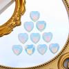 10 PCS 0.8 * 0.8 Inches Thicken Heart Crystals Amethyst Natural Healing Crystal Polished Hearts Carved Stones Rose Quartz Palm Gemstones Reiki Energy Balancing Worry Stone Meditation Love Gift view 2