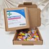 Anti-Farting Anti-Moaning Old-Git Pills Gag Gift Novelty Sweet Bag Funny Birthday Surprise Chocolate Treat Bag Joke Chocolate Present - Anti Moaning Sticker with unfilled Box view 4