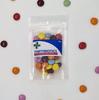 Anti-Farting Anti-Moaning Old-Git Pills Gag Gift Novelty Sweet Bag Funny Birthday Surprise Chocolate Treat Bag Joke Chocolate Present - OLDGITAMINS Sticker with Clear Empty Bag view 3