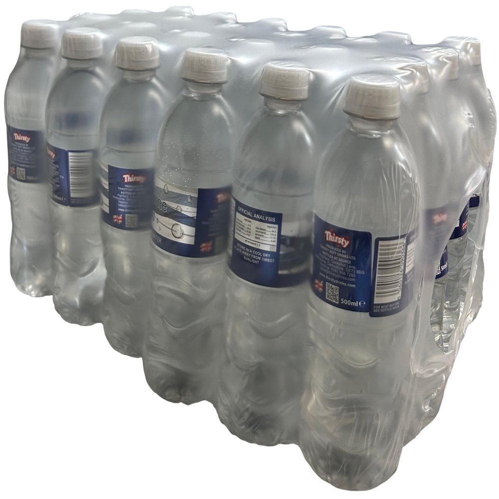 Melbourne Spring Natural Spring Water 500ml Bottles (Pack of 24) Bottled at Source in Derbyshire Pure, Crisp Taste Recyclable PET Ideal for Home, Office & Gym