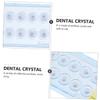 COLLBATH 30pcs Shiny Jewelry Crystal Teeth DIY Decor Tooth Crystal Ornament for Creative Decor Accessories view 3