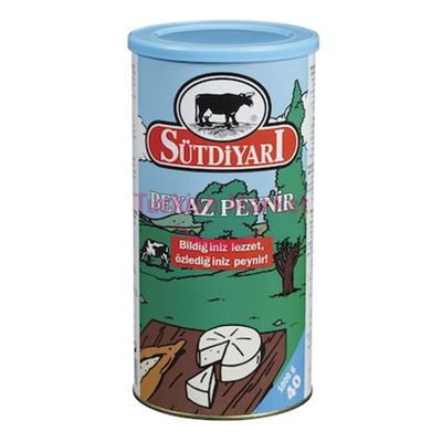 Sutdiyari's 40% Fat Feta White Cheese Premium Breakfast Turkish Taste Piknik Ciftlik Beyaz Peynir N800 G by TOM UK