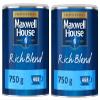 Maxwell House Rich Blend Instant Coffee 750g Tin (Pack of 2) view 1