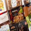 InterHamper | Family Indulgence Hamper with Wine, Prosecco, Fudge, Chocolate, Cake and Much More presented in a Big Hessian Bag view 2