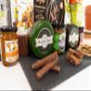 InterHamper | Family Indulgence Hamper with Wine, Prosecco, Fudge, Chocolate, Cake and Much More presented in a Big Hessian Bag view 3