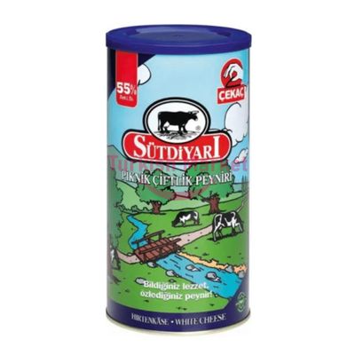 Sutdiyari's 55% Fat Feta White Cheese Premium Breakfast Turkish Taste Piknik Ciftlik Beyaz Peynir N800 G by TOM UK