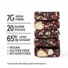 INDI High Fibre Gut Health Bars Made of 20 Superfoods, Vegan & Gluten Free Plant Based with Nuts, Seeds & Fruit No Added Sugar, Natural Energy 12 Pack, Made in UK view 2