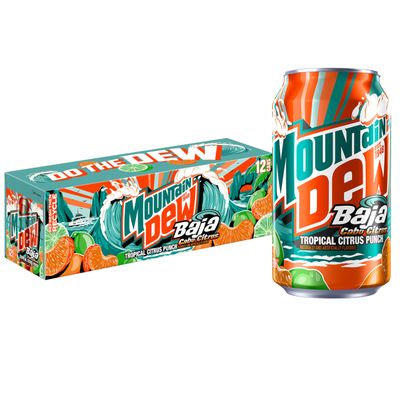 Mtn Dew Baja Cabo Citrus LTO 12oz12pk