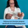 HOTTEA MAMA | Go With The Flow | Breastfeeding Support Hot Chocolate | 41% Cacao | Brewers Yeast | 200g (20 mugs of hot chocolate) view 2