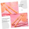 Healeved 2pcs Toothbrush Set for Toddlers Teething Brush Newborn Oral Care Soft Silicone Bristles Fun Animal Design Travel Toothbrush Kit view 3