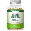 Black Seed Oil Capsules 1000mg | Cold Pressed Nigella Sativa Supplement with Omega 6 & 9 | 60 Softgels | Nature's Truth view 1
