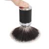 Beard Brush, Beard Trimming Cleaning Brush, Professional Men Beard Cream Soap Foaming Brush, Aluminum Alloy, Nylon Hair, for Home Hair Salon Nylon Hair Beard view 4