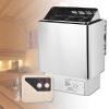 Cashwise Electirc Sauna Heater Stainless Steel Sauna Heaters Dry Steam Bath Sauna Stove 3h Timer with External Controller Sauna Set for Home Hotel Spa Sauna Room,6KW