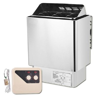 Cashwise Sauna Heater, 4.5-9 Kw Electric Sauna Stove, Steam Bath Sauna Heater with External Digital Controller, 3h Timer & Adjustable Temp, for Home Hotel Spa Shower Steam Room,9KW