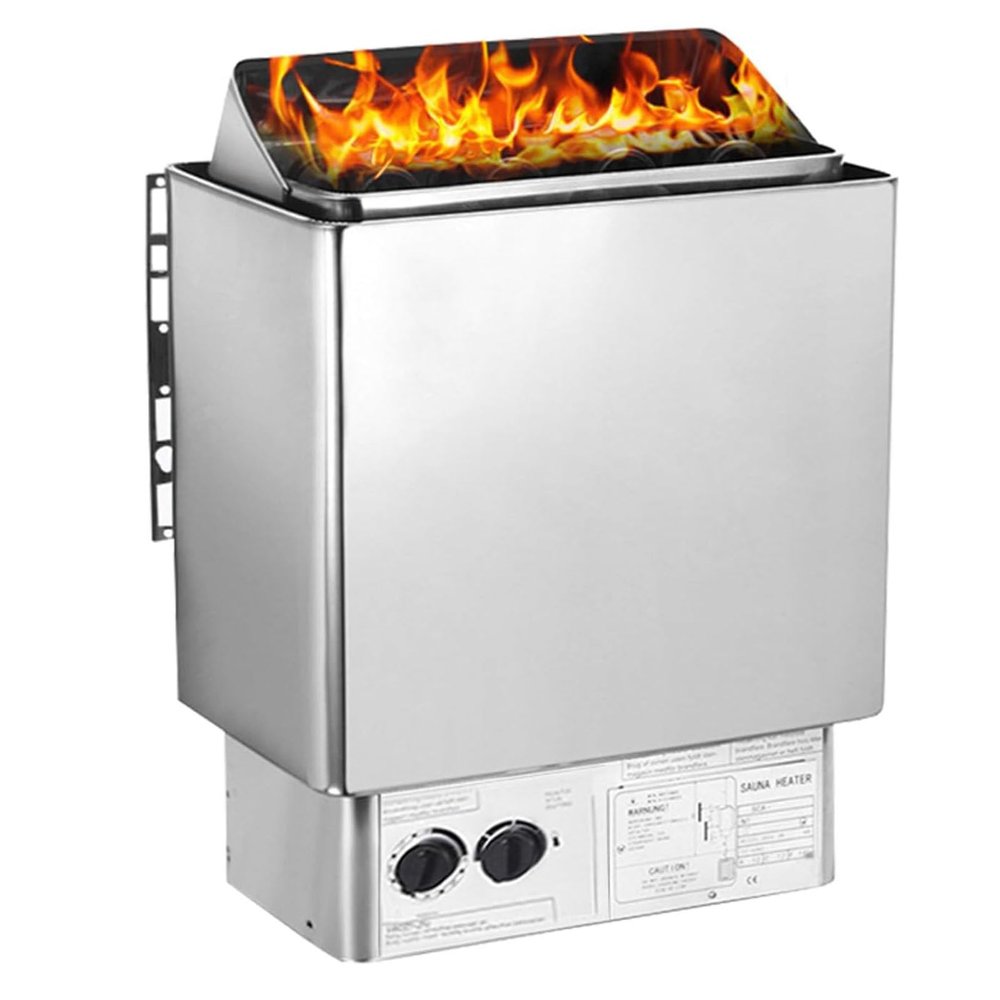 Cashwise Electric Sauna Heater, Sauna Stove Oven Dry Steam Sauna, with Integrated Internal Control, Personal Commercial for Home Hotel Spa Shower Steam Room,6KW