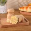 Nuenen 30 Packs Bamboo Dish Scrub Brush Set Sisal Kitchen view 2