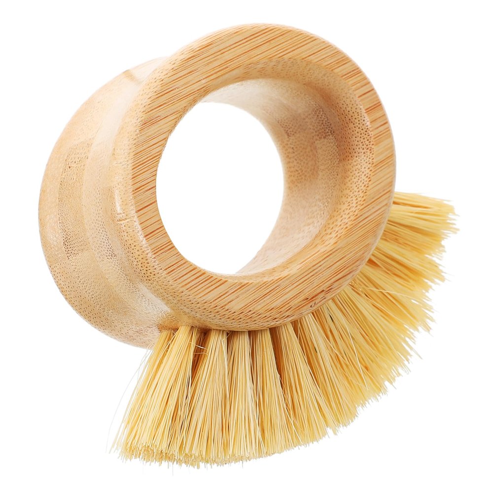 FOMIYES Men Bamboo Barber Brush Neck Duster for Shaving Hair Salon Beard Grooming