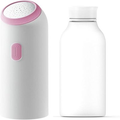 Portable Handheld Bidet, Mini Travel Bidet Sprayer with 400ml Bottle, USB Rechargeable Travel Personal Bidet Cleaner with 2 Water Pressures and 2 Water Modes for Hygienic Cleansing Women's Health (B)