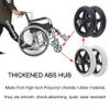 Wheelchair wheels,Front Wheelchair Wheel, 2 Pcs Hard Rubber Solid Tire, 6" 7" 8" Wheel 5/16" Bearing, 2" (50 Mm) Hub Width, Replacement Wheels for Wheelchair Walkers(Black,20Cm (8 In)) view 3