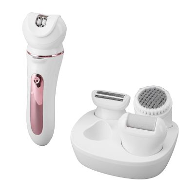 5 in 1 Electric Lady Trimmer, Fast & Efficient Shaving, Waterproof Grooming Tool for Legs, Arms, Face, Bikini, Sensitive Skin, ABS, Alloy, Stainless Steel