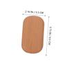 COLLBATH Contact Lens Case and Lens Holder Set, Vintage Leather with Wood Grain, Large Diameter Leakproof Storage Box, Light Brown, 2pcs for Travel and Daily Use view 4