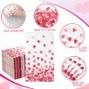 100Pcs Valentines Day Napkins Disposable Paper Napkins Love Hearts Cocktail Napkin for Wedding Engagement Valentine's Day Mother's Day Party Supplies, 13 x 15.7 Inch view 3