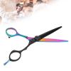 Beard Scissors, Nose Hair Scissors, Stainless Steel Cutting Hair Scissors, Clean Hair Cutting Tool with Handle for Hairdressers, Family, Men, Women, Children, Babies (Cutting view 4