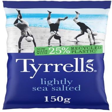 Lightly Sea Salted Crisps 150G Tasty And Twisty Crisps are often associated with comfort, indulgence, and enjoyment (Pack Of 4)