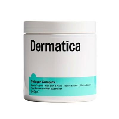 Dermatica Collagen Complex, 240g  Marine Collagen Peptides Supplement & Antioxidants for Radiant Skin, Healthy Hair & Strong Nail Support, 30 Servings