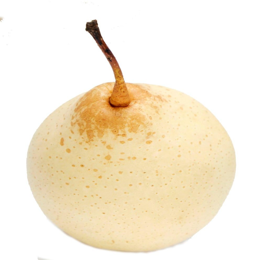 Crown Pears, Small Round Chinese Pears with Speckled Skin (3)