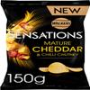 2 x Mature Cheddar & Chilli Chutney Flavour Potato Crisps 150g Delicious Tasty Treat Perfect For Sharing With Friends And Family view 3