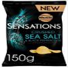 4 x Crushed Sea Salt & Black Peppercorn Flavour Potato Crisps 150g Tasty Treat Delicious Perfect For Sharing With Friends And Family view 1