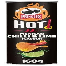 2 x Hot Mexican Chilli & Lime Flavour Crisps 160g "Deliciousness that brings a smile" Gift Hamper Treat For All Occasions