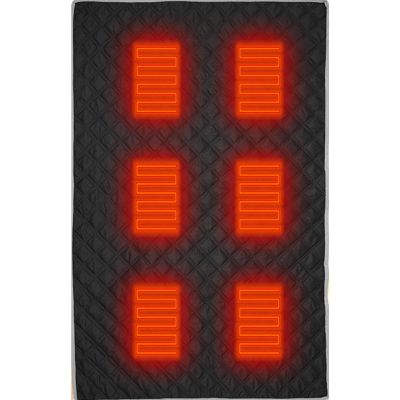 Heated Sleeping Bag Cushion - Camping Heated Mat, Electric Sleeping Pad Warmer | Power 6 USB Heated Area Sleeping Bag Liner Blanket, Mat