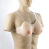KRLZKID Mastectomy Boobs Prosthesis Silicone Fake Breast with Adjustable Strap For Crossdressers Transgender Transvestite,Skin-4XL view 3